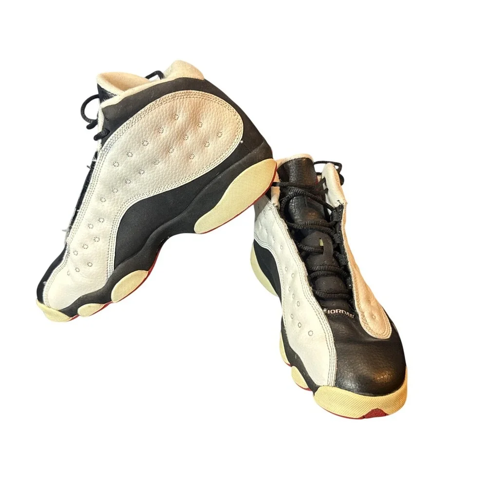 Nike Air Jordan 13 XIII Retro He Got Game White Black 884129-104 Youth Shoes 6.5